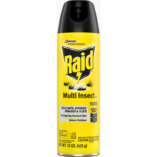 Multi Insecticida Raid, 15 oz